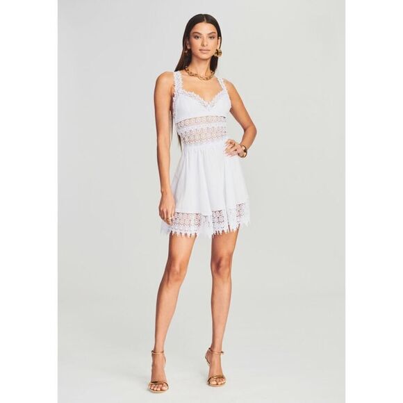 CHARO RUIZ IBIZA MARILYN DRESS IN WHITE L - Picture 9 of 12